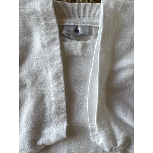 Vintage 90’s Neon Sunset Paradise Puerto Rico Single Stitch White XL T-shirt - Picture 2 of 6